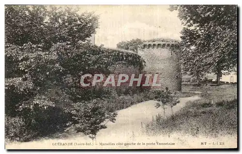 Ansichtskarte AK Guerande Murailles Cote Gauche de La Porte Vannetaise