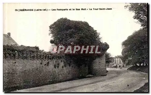 Ansichtskarte AK Guerande Les Remparts et le Bas Mail La Tour Saint Jean