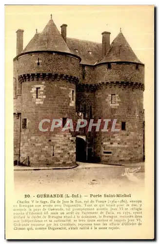 Cartes postales Guerande Porte Saint Michel