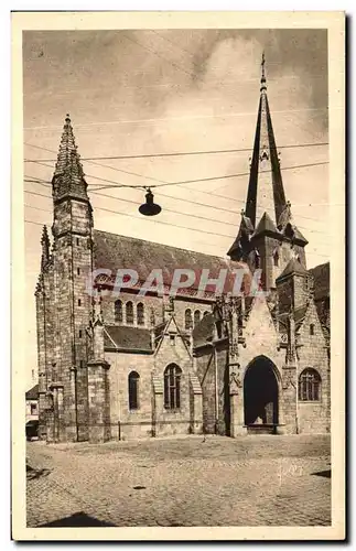 Ansichtskarte AK Guerande La Collegiale Saint Aubin