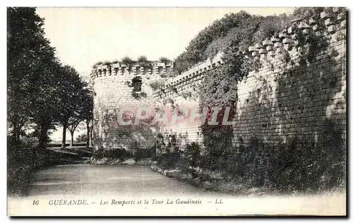 Cartes postales Guerande Les Remparts et La Tour La Gaudinais