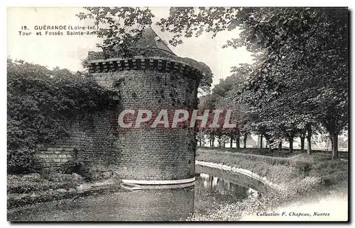 Cartes postales Guerande Tour et Fosses Saint Anne