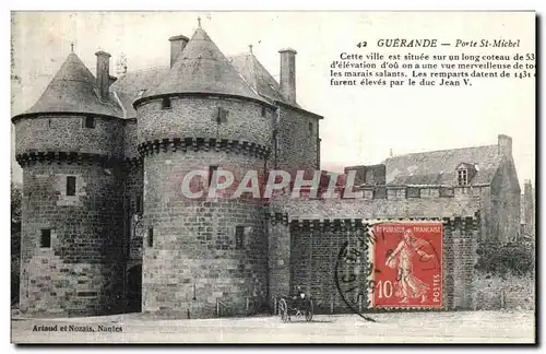 Cartes postales Guerande Porte Saint Michel