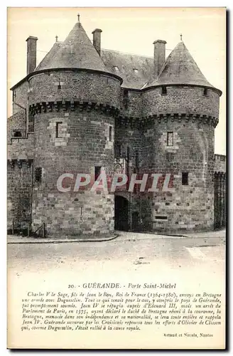 Cartes postales Guerande Porte Saint Michel