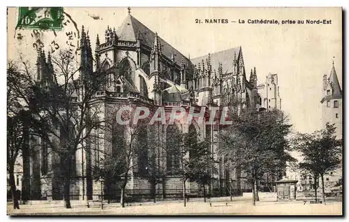 Cartes postales Nanates La Cathedrale Prise Au Nord Est