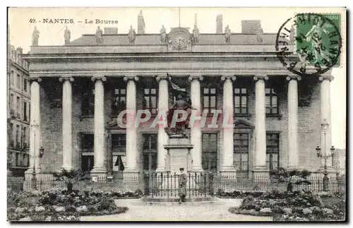 Cartes postales Nantes La Bourse