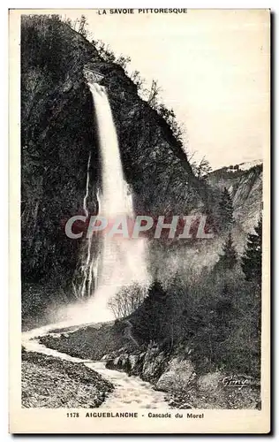 Ansichtskarte AK Aigueblanche Cascade du Morel