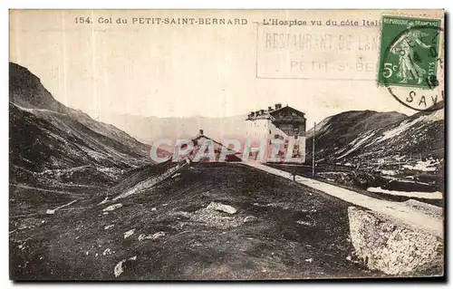 Cartes postales Col du Petit Saint Bernard L Hospice Vu Du Cote