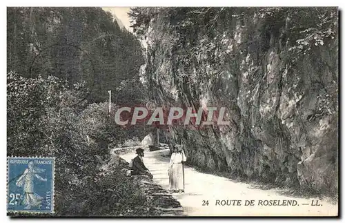 Cartes postales Route De Roselend