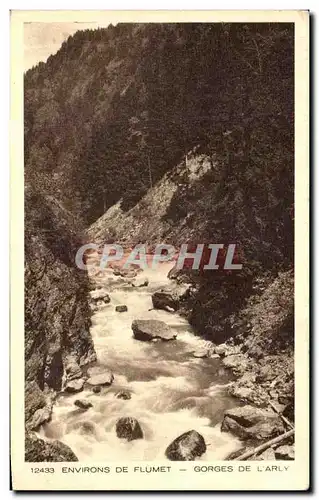 Cartes postales Environs De Flumet Gorges De L Arly