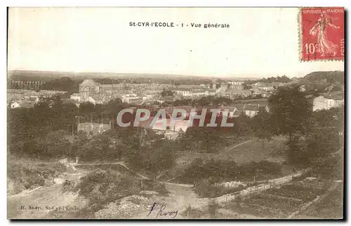 Cartes postales St Cyr L Ecole Vue Generale