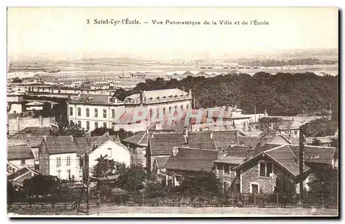 Cartes postales Saint Cyr l Ecole Vue Panoramique de la Ville et de L Ecole