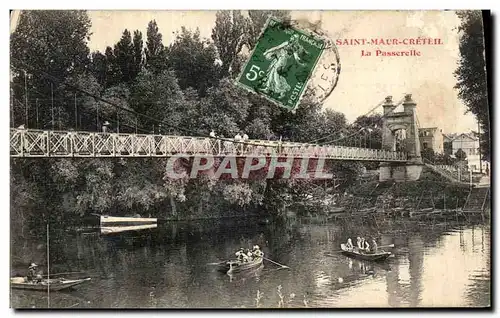 Cartes postales Saint Maur Creteil La Passerelle