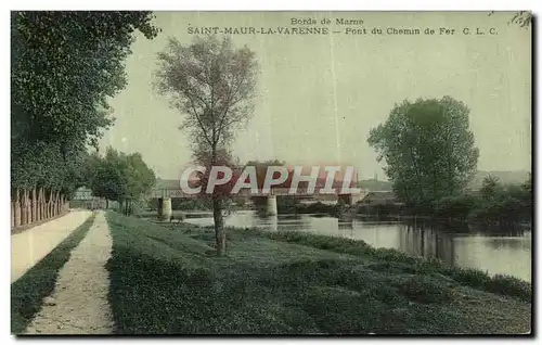 Cartes postales Saint Maur La Varenne Pont du Chemin de fer