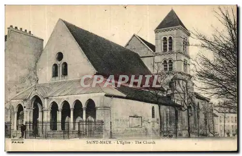 Cartes postales Saint Maur L Eglise