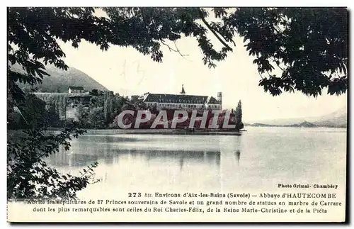 Ansichtskarte AK Environs d Aix les Bains Abbaye d Hautecombe