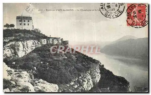 Cartes postales Environs d Aix les Bains La Chambotte et le lac du Bourget