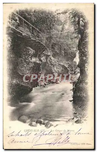 Cartes postales Gresy Sur Aix Gorges du Sierroz