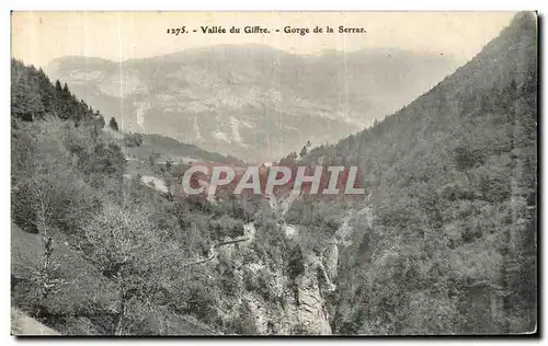 Cartes postales Vallee du Giffre Gorge de la Serraz