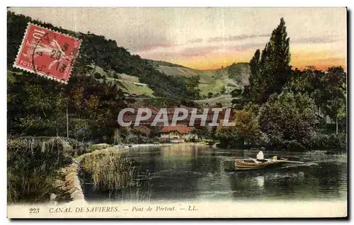 Cartes postales Canal De Savieres Pont De Portout