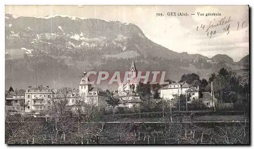 Cartes postales Gex Vue Generale