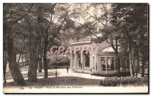 Cartes postales Vichy Parc et Pavillon des Celestins