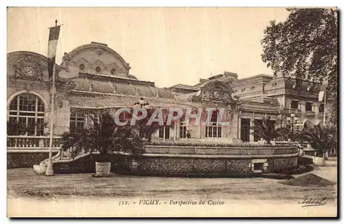 Cartes postales Vichy Perspective du Casino