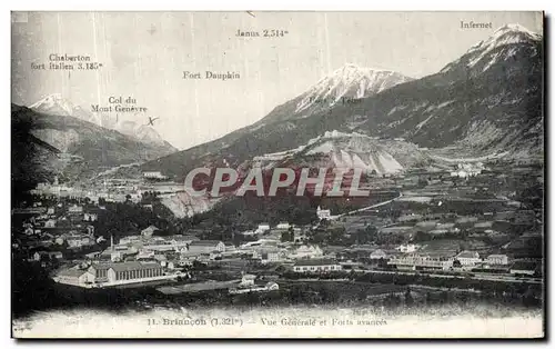 Ansichtskarte AK Briancon Vue Generale et Forts Avances