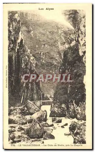 Cartes postales Le Valgaudemar Les Oules du Diable Pres La Chapelle