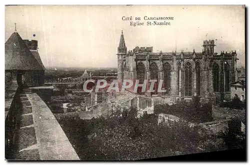 Cartes postales Cite De Carcassonne Eglise St Nazaire