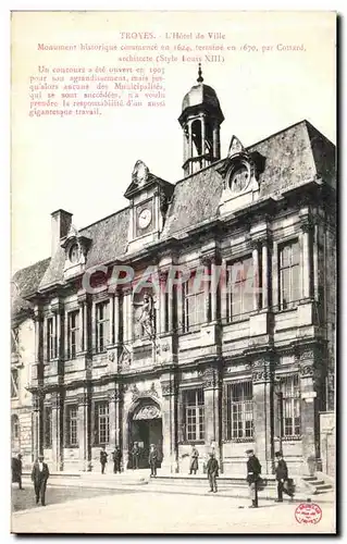 Cartes postales Troyes L Hotel de Ville