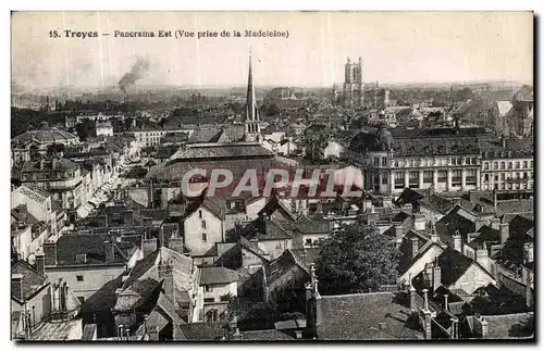 Ansichtskarte AK Troyes Panorama Est Vue prise de la Madeleine