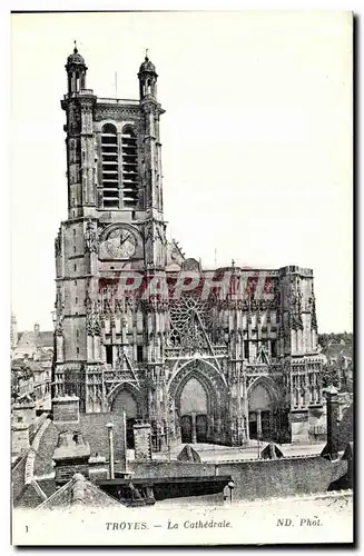 Cartes postales Troyes La Cathedrale