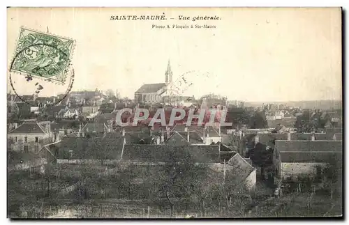 Cartes postales Sainte Maure Vue Generale