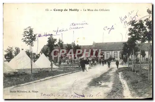 Ansichtskarte AK Camp de Mailly Le Mess des Officiers Militaria