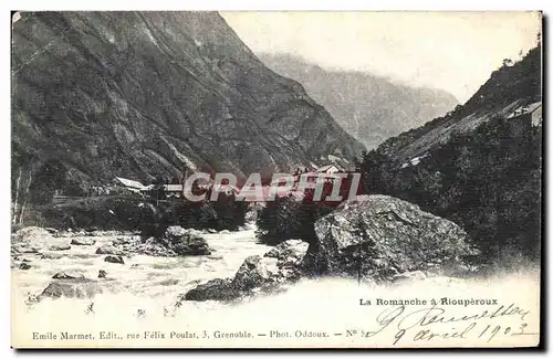 Cartes postales La Romanche a Riouperoux