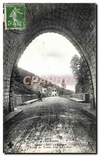 Cartes postales Cantal L Auvergne Le Lioran Sortie du Tunnel Cote du Lioran