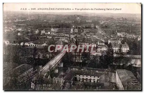 Cartes postales Angouleme Panorama Vue Generale du Faubourg Saint Cybard