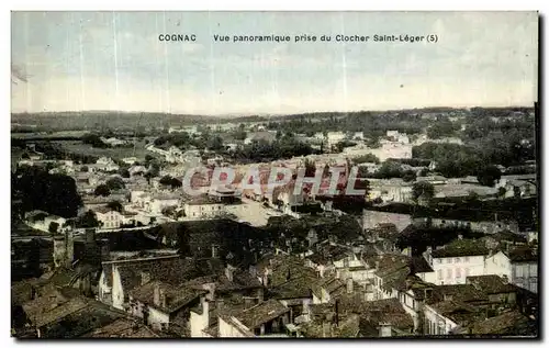 Cartes postales Coganc Vue panoramique prise du Clocher Saint Leger