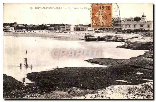 Ansichtskarte AK Royan Pontaillac Un Coin de Plage