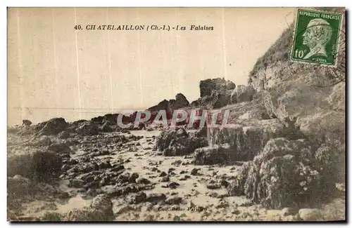 Ansichtskarte AK Chatelaillon Les Falaises