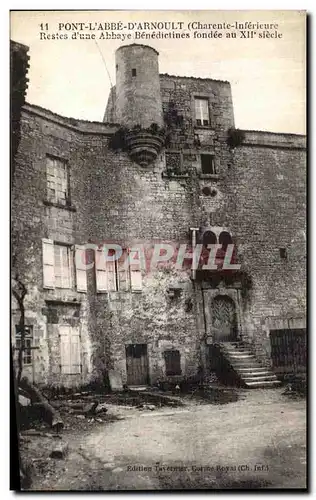 Cartes postales Pont L Abbe D Arnoult Restes d ne abbaye benedictine