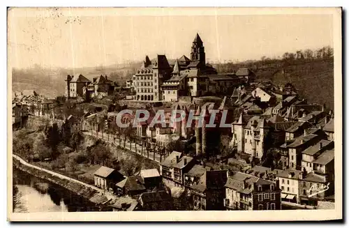 Cartes postales Uzerche La Perle du Limousin Vue Generale Les vieux chateaux