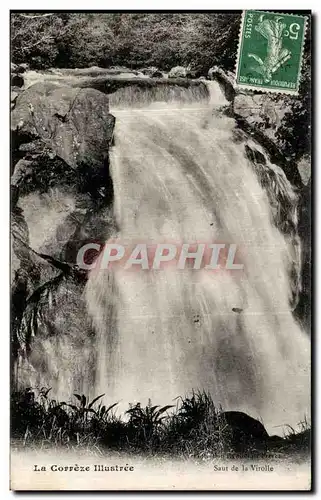 Ansichtskarte AK Correze Illustree Saut de la Virolle