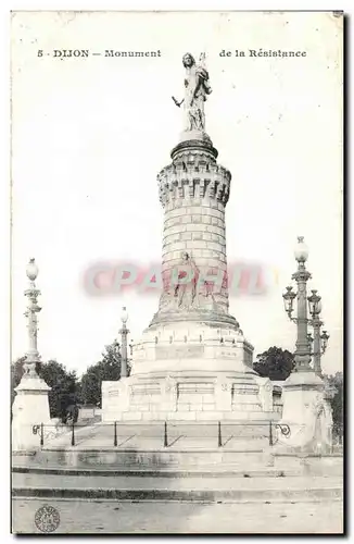 Ansichtskarte AK Dijon Monument de la Resistance