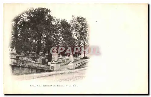 Cartes postales Beaune Rempart des Lions