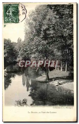 Cartes postales La Brenne au Pont des Launes Lavandiere