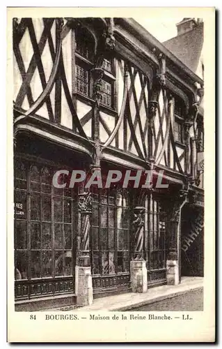 Ansichtskarte AK Bourges Maison de la Reine Blanche