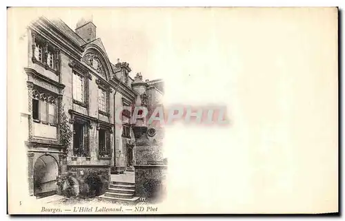 Cartes postales Bourges L Hotel Lallemand