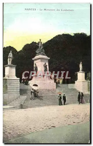 Cartes postales Nantes Le Monument des Combattants